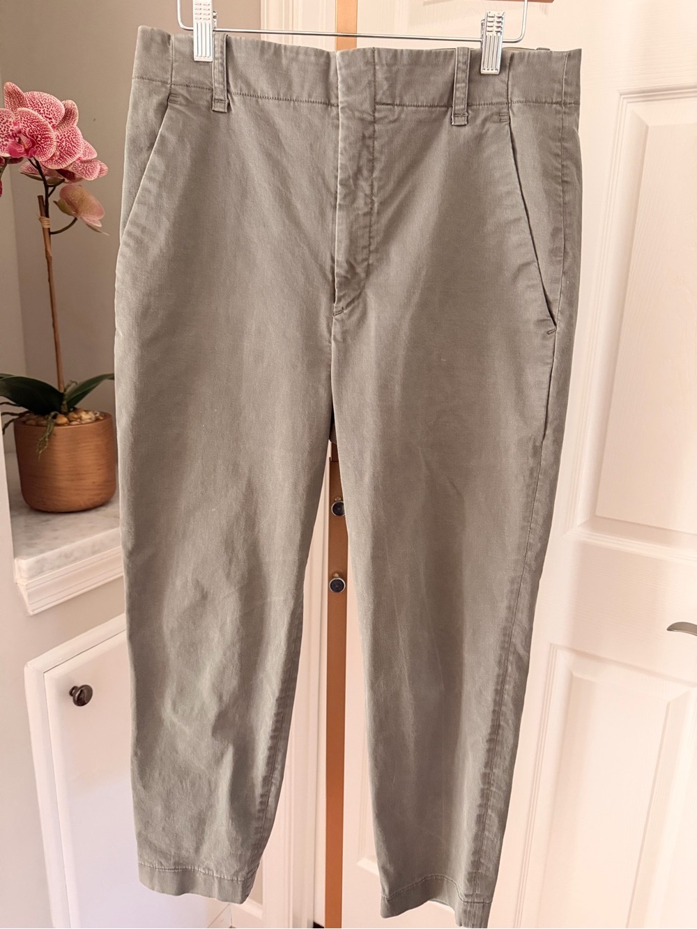 Vince Olive-Taupe Chino Pants